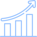 Option Maximizer icon - upward arrow chart
